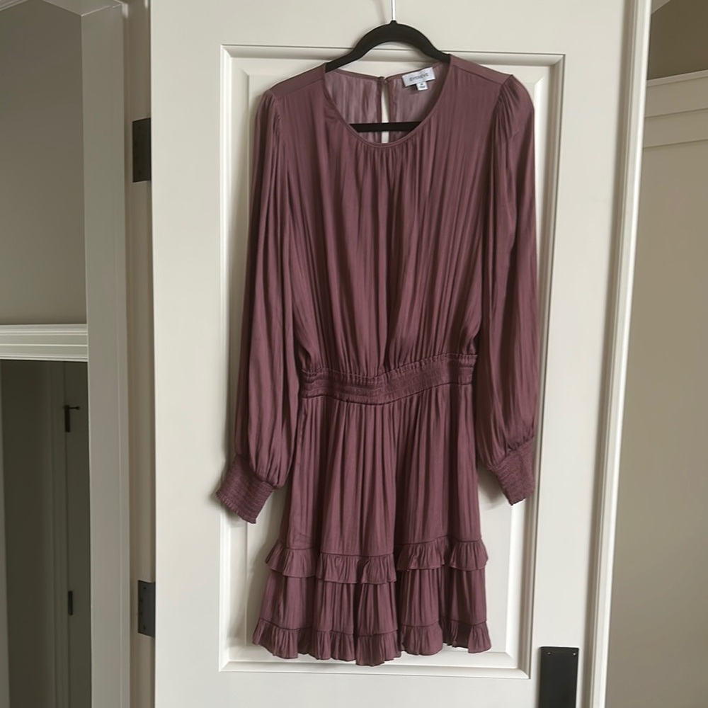 Elegant Mauve Dress